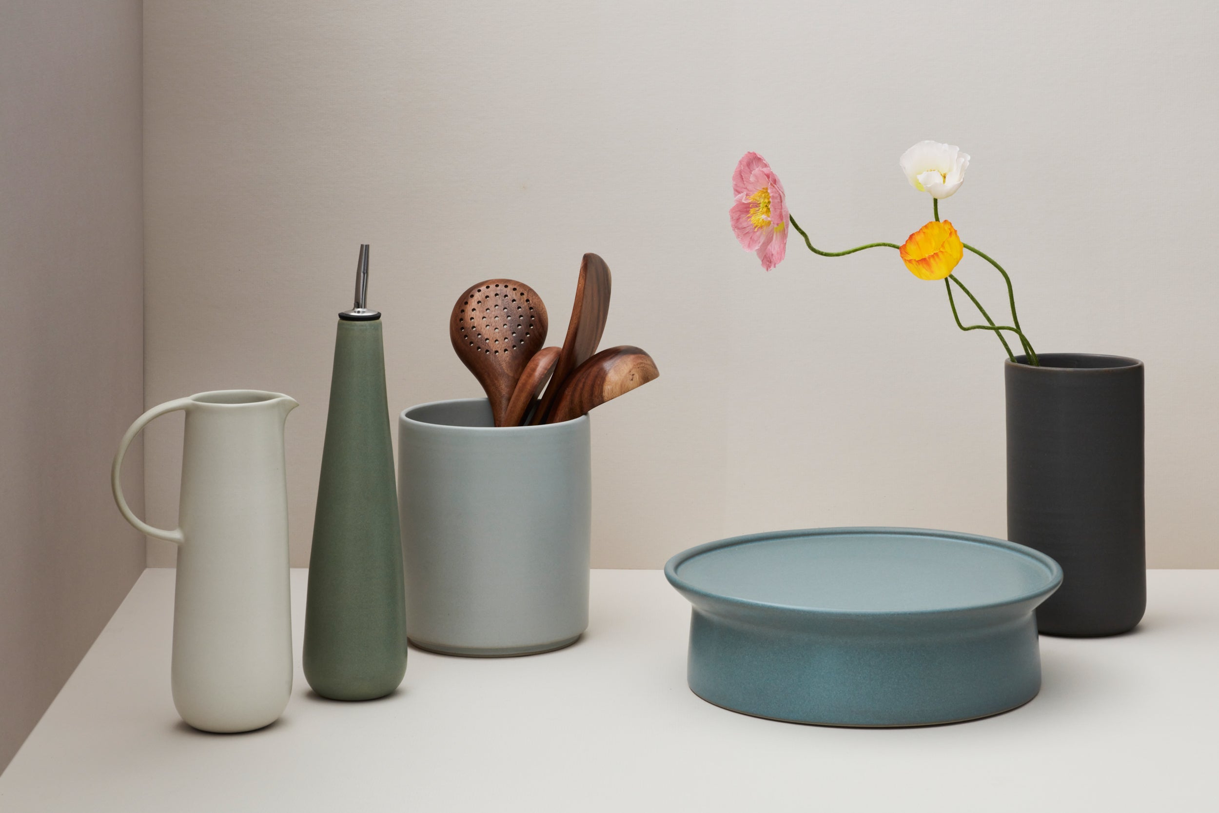 Utensil crock Sage green ESKO