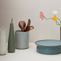 Utensil crock – White